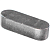 Шпонка 8х7х36 DIN 6885 форма А нержавеющая сталь А4